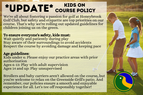 KidsOnCoursePolicy